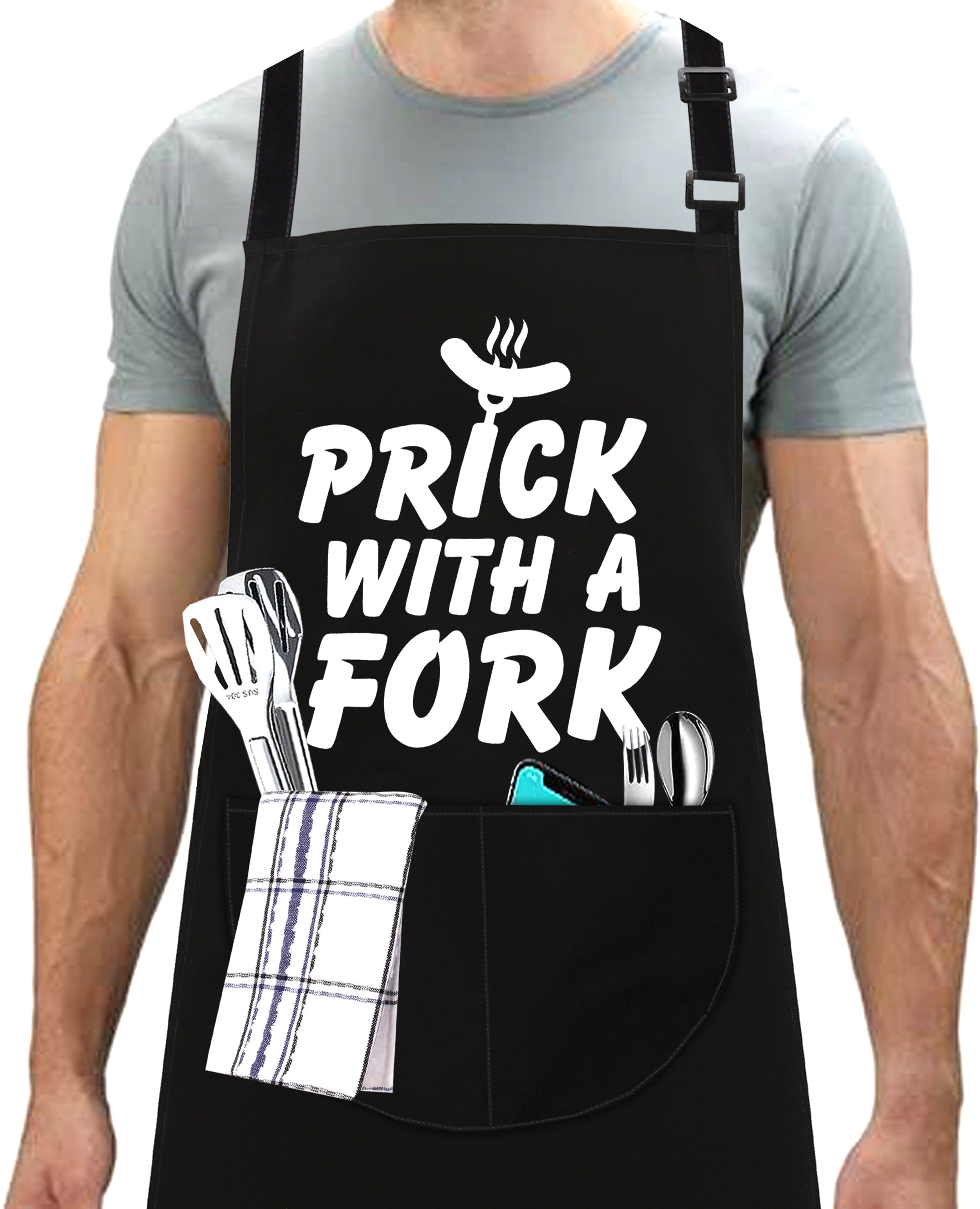 Kitchen Chef Apron Prick with a Fork Apron