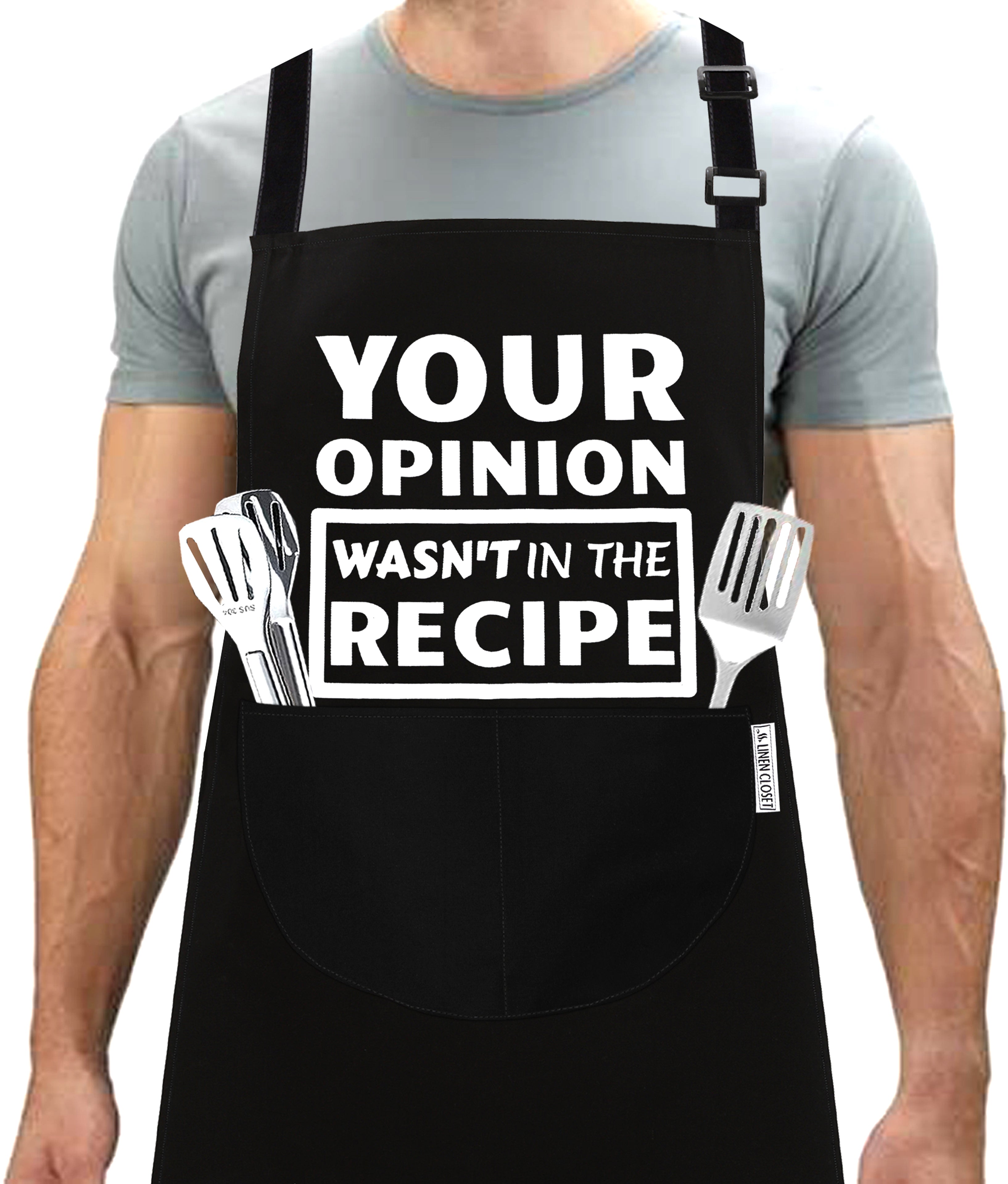 Kitchen Chef Cooking Apron Your Opinion Apron