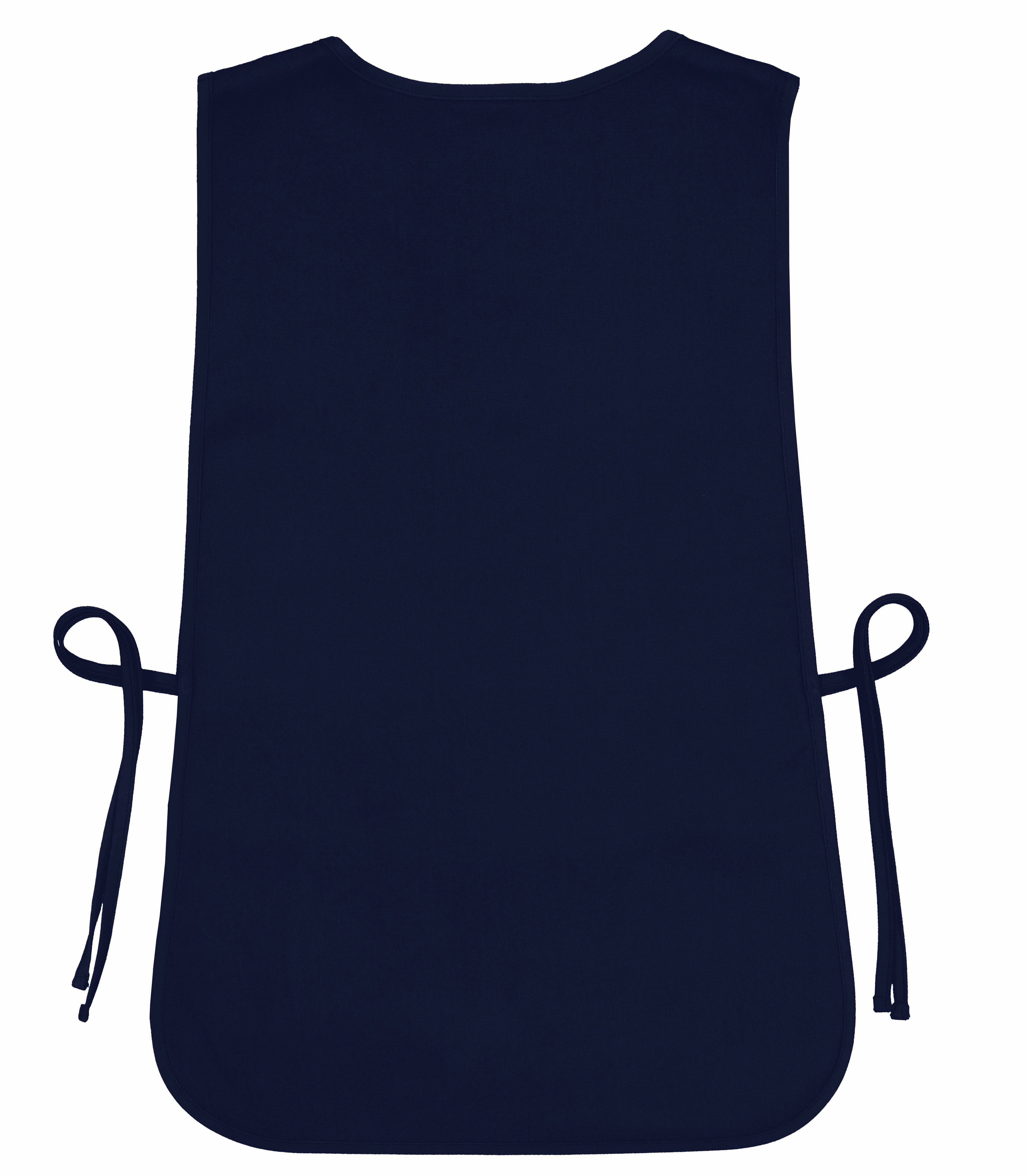 Cleaning Tabard Apron With Front Pocket Navy