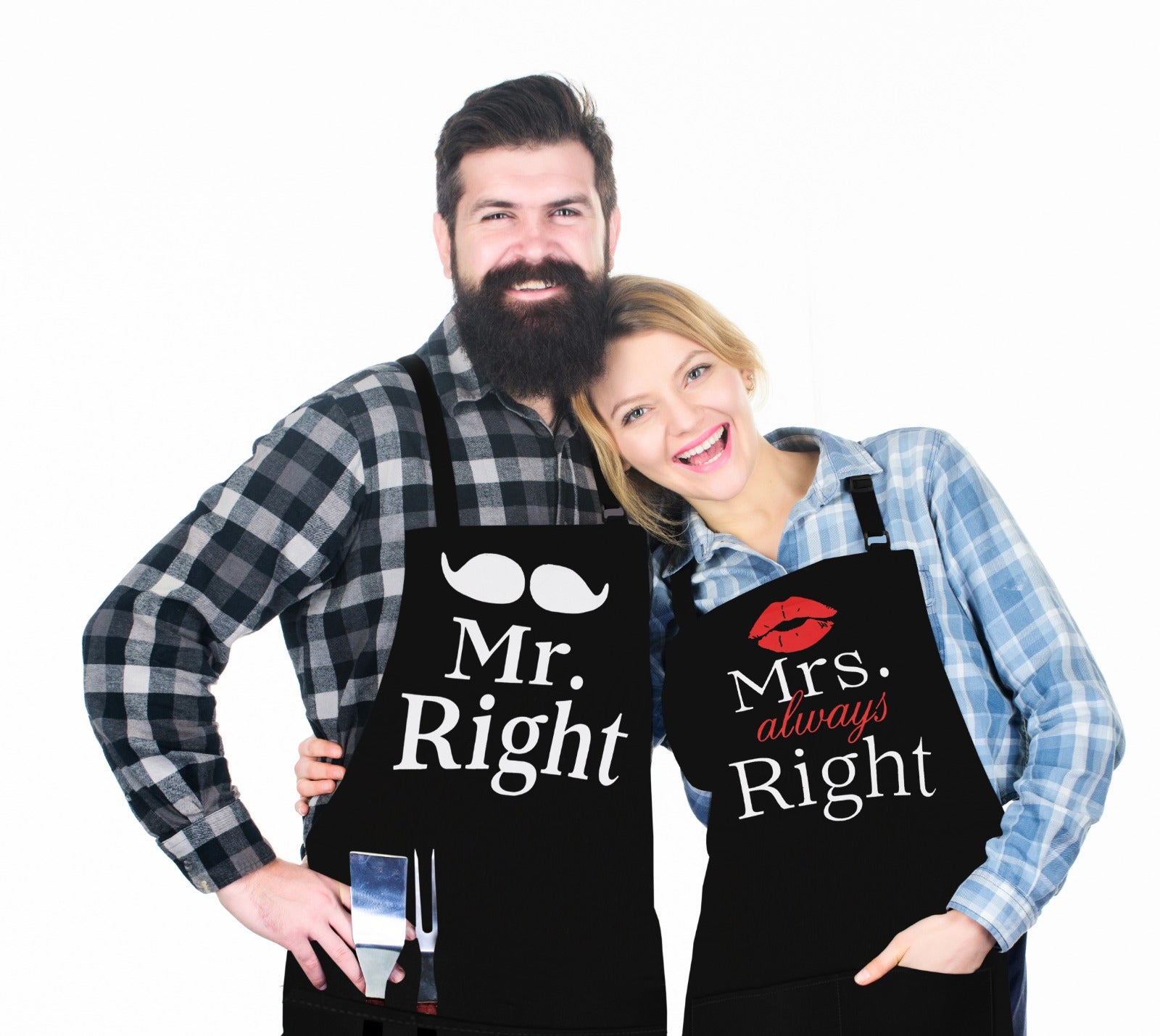 Baking Aprons for Women Baking Mr & Mrs Apron Bakers Gift Apron