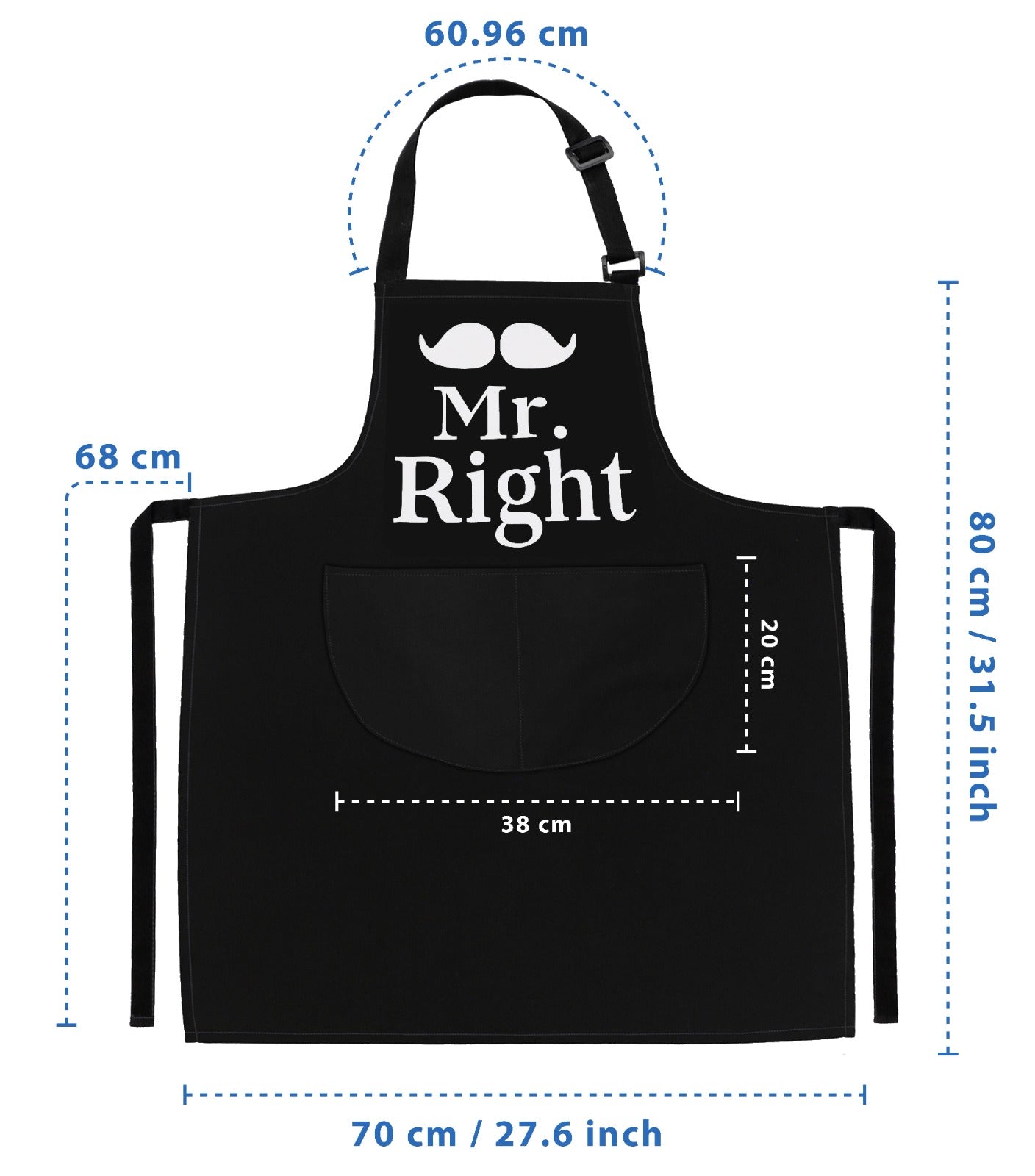 Baking Aprons for Men Baking Mr Right Apron Bakers Gift Grilling Apron