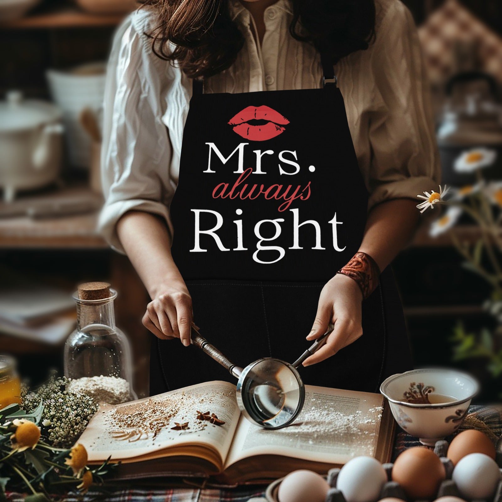 Baking Aprons for Women Baking Mrs Always Right Apron Bakers Gift Grilling Apron