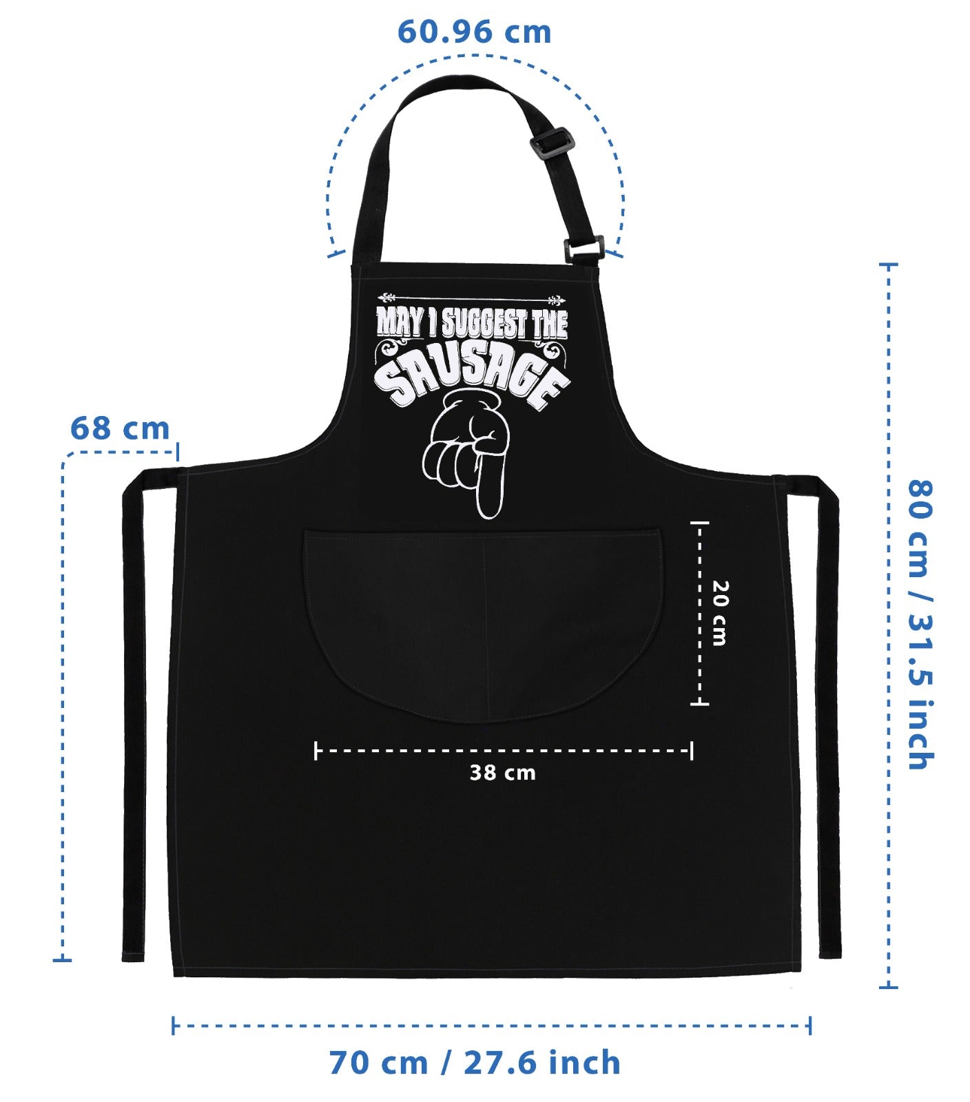 Kitchen Chef Apron May I Suggest The Sausage