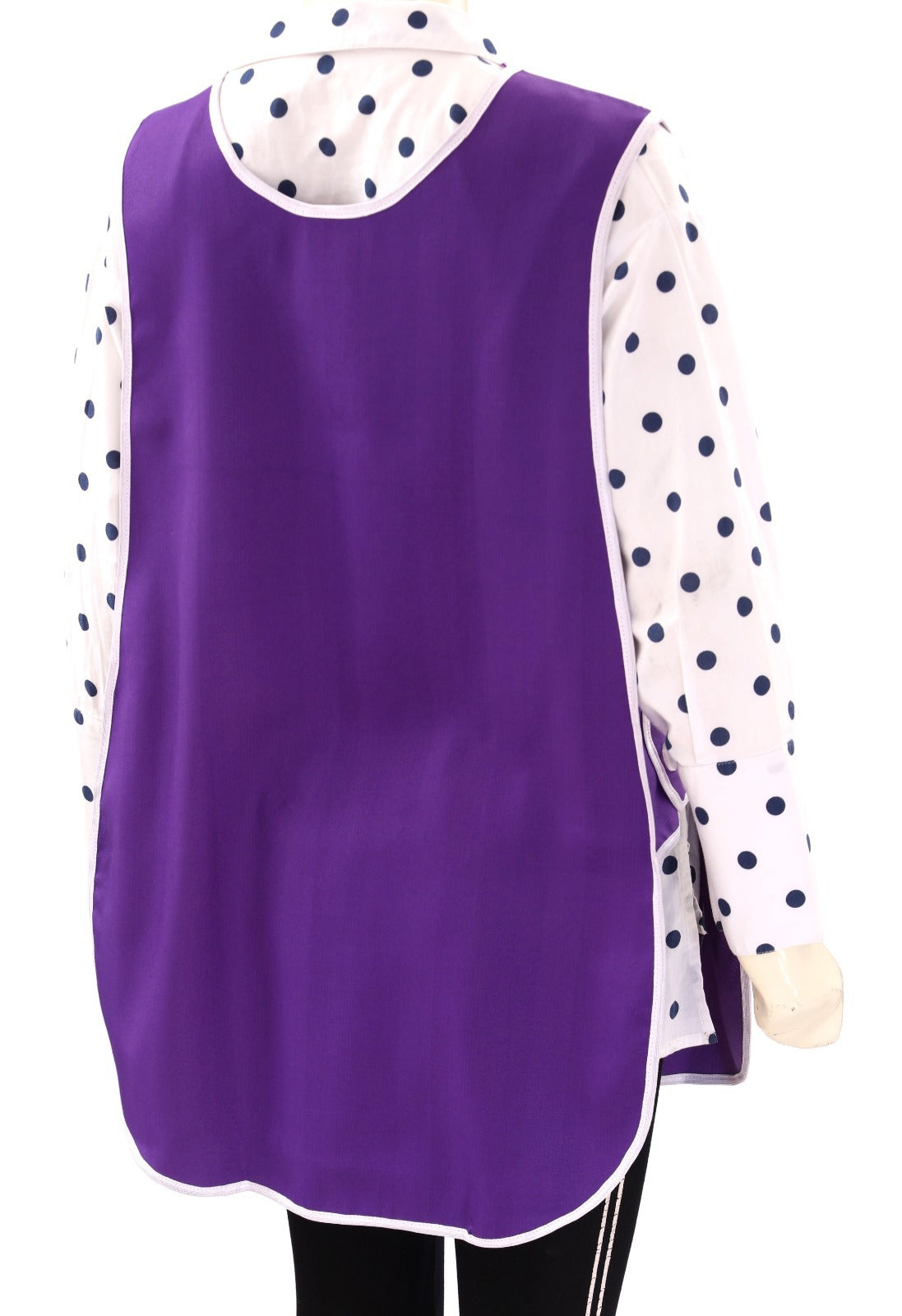 Tabard Apron With Front Pocket Cleaning Apron Purple