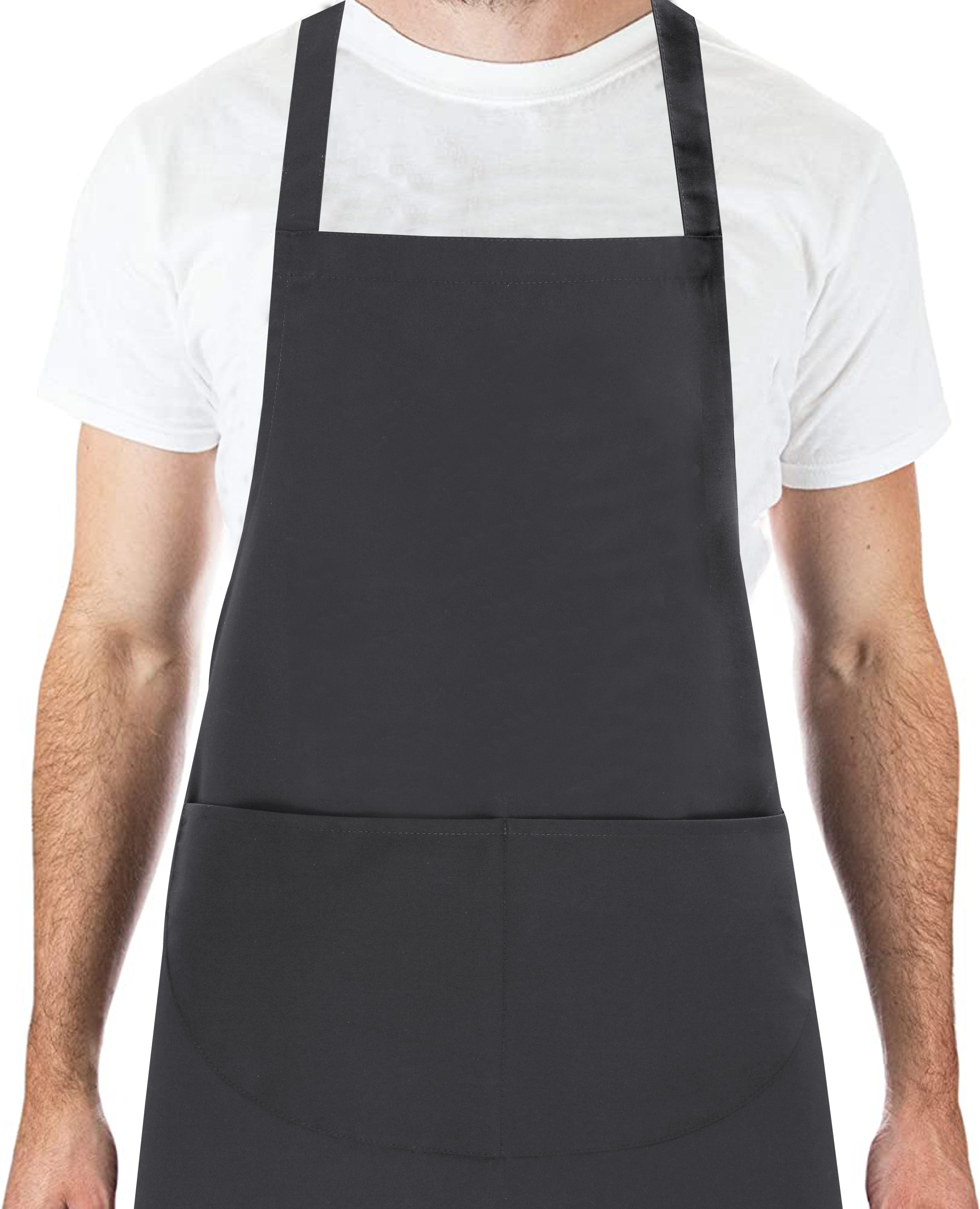 Kitchen Chef Apron Solid Grey