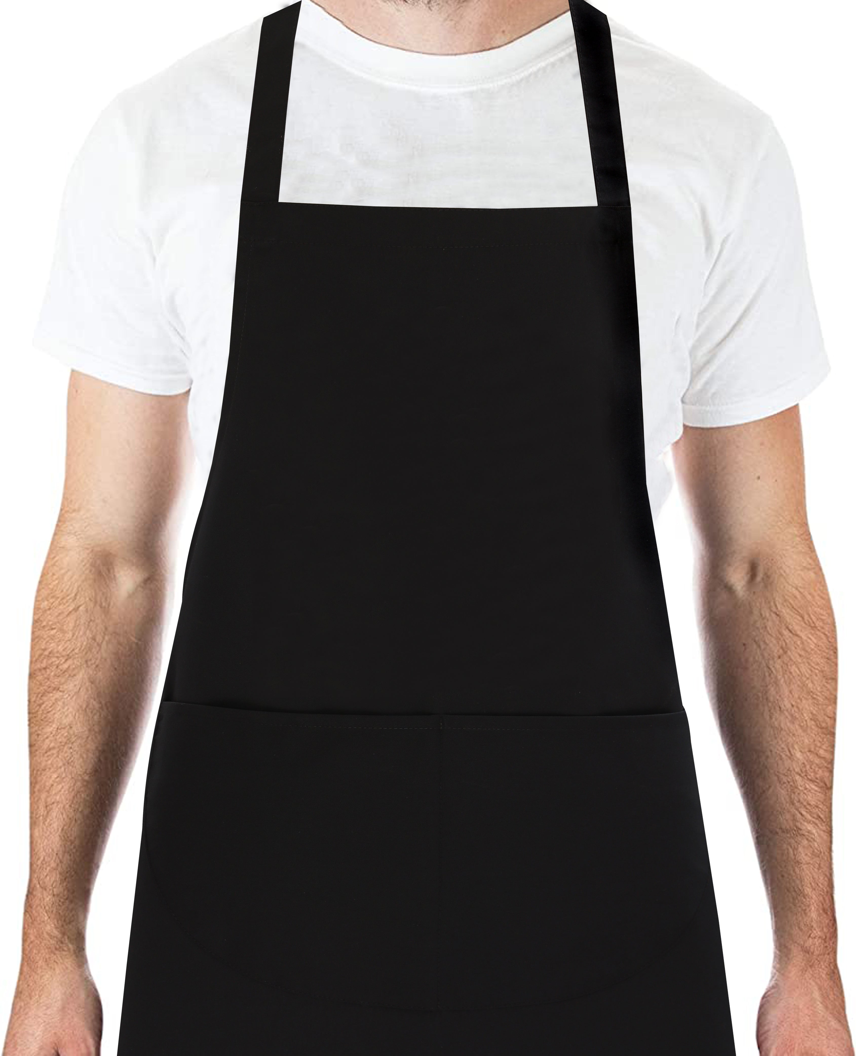 Kitchen Chef Apron Solid Black